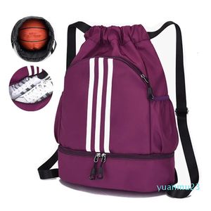 Sports Backpack Women's Travel Football Training Large Basketball Weekend Fitness Luggage Camping Bolsas For Shoe Men Gym Bags 240111