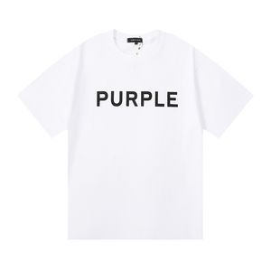 Sommer Purple Shirt Purple Brand Shirt Designer T-Shirt Men Women Graphic Tee Outdoor Casual Tshirt Tour T-Shirts Man Tops Größe S-XL 7451