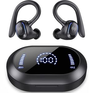 Kopfhörer Neue Wireless 5,3 Ohrhörer TWS Bluetooth-Headset Wasserdichte Kopfhörer Ohrbügel Ohrhörer Stereo-Kopfhörer für Telefon Xiaomi iPhone