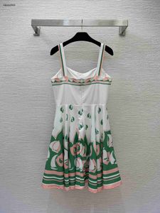 Designer Women Fashion Clothing Ladies Summer Printed midjeslimning Tube Top Sling High Quality Dress 12 Jan