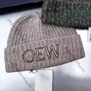 Beanie Hat Loewee Hat Luxury Designer Beanie Winter Men and Women Fashion Triangle Letters Design Knit Hats Fall Woolen Cap Geometric Unisex Warm Hat 5 FGVJ