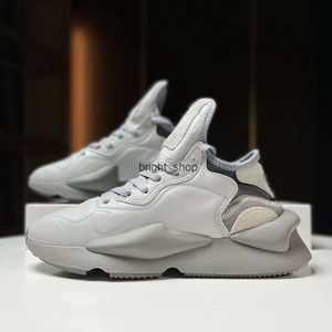 디자인 Y-3 Kaiwa 운동화 남성 여자 신발 y3 청키 블랙 나이트 두꺼운 가죽 통기성 스포츠 캐주얼 신발 걷기 신발