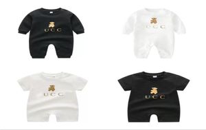 Baby Romper Jumpsuits Dziecięce dla dziewcząt Ubrania kombinezonu rompers bawełniane ubrania marka dla dzieci 3638751