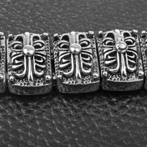 Designer CH Bracelet for Men Chromes Personalized Simple Trend Good Mood Totem Titanium Steel Heart Cross Jewelry Chain Bracelets Classic Bangle LSS2