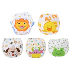 5pc Lot Baby Diapers Children Reusable Underwear Breathable Training Pants Can Tracked Suit 616kg 240111