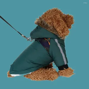 Dog Apparel Coat Suitable For Small And Medium-sized Dogs Thick Warm Chihuahua York Fur Hooded Jacket