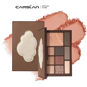 CARSLAN Autumn Winter Limited 10 Colors Multi Eyeshadow Pallete Blush Contour Highlighter 240111