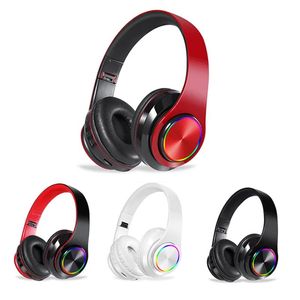 Słuchawki/zestaw słuchawkowy Składany bezprzewodowy zestaw słuchawkowy Bluetooth słuchawki stereo z obsługą mikrofonu SD karta FM dla Xiaomi iPhone Sumsamg PC PC