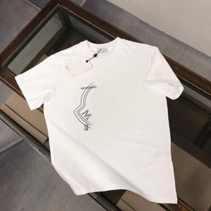 Camiseta masculina designer branco camiseta casual moda solta curta camiseta masculina e feminina roupas de rua tamanho M-4XL