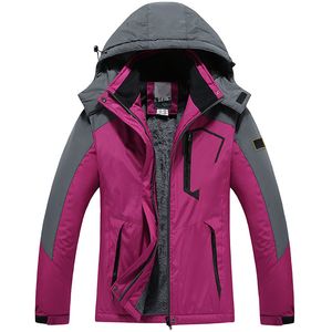 Winter Mode Ski Snowboard Jacke Frauen Thermische Fleece Wasserdicht Fisch Casual Arbeit Regen Jacke Mantel Windjacke Parka