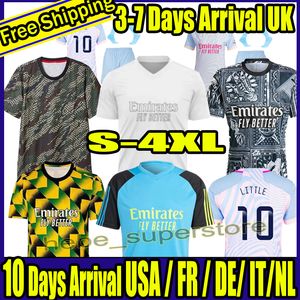 S-4XL 2023 24 Training shirt SAKA WHITE Mens Soccer Jerseys 22 23 PEPE TIERNEY GABRIEL ODEGAARD SMITH ROWE MARTINELLI MARQUINHOS G. JESUS Home Away 3rd Football Shirts