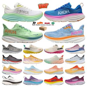 One Bondi 8 2023 Running Shoes Womens Platform Sneakers Clifton 9 Men Blakc White Harbor Mens Women Trainers Runnners 36-45