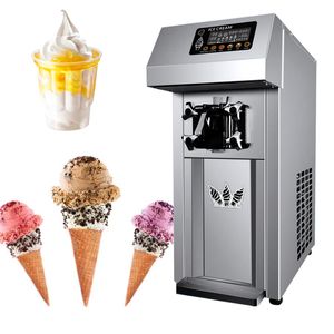 Yüksek çıkış masaüstü tam otomatik dondurma makinesi ticari yumuşak dondurma makinesi satılık