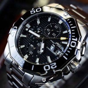 Speed ​​Sense Multi Functional Timing Code Movement High Grund Precision Steel Waterproof Night Glow Men S Watch