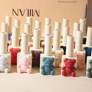 Milan Bear 60 Colors Gel Set15 Ml Gel Polish Kit med färgskärmskort Wholsale Soak Off UV LED Gel Nail Salon Learner Kit 15ml Wholesale Factory Factory