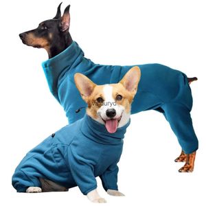 Hundkläder vinterrock mjuk fleece pullover kläder varm kallt väder et mysig onesie jumpsuit för små medelstora hundarvaiduryd