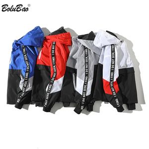 Bolubao moda markası erkek erkek ceketler sonbahar erkek hip hop işlemeli ceket ceket ince fit sokak kıyafetleri erkek 240112