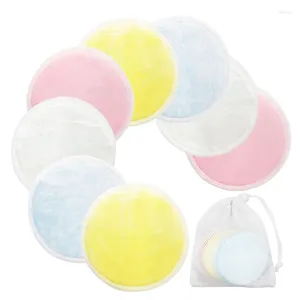 Towel 1/8/16/20pcs Reusable Cotton Pads Washable Make Up Facial Remover Double Layer Wipe Pad Cleaning Towels With Laundry Bag