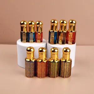 Mini Cam Parfüm Şişesi Silindir 3ml 6ml 12ml Vintage Silin