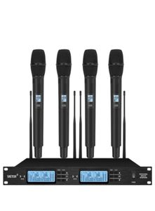 Mikrofone Professionelles drahtloses UHF-Mikrofonsystem Handheld Lavalier Home Karaoke Party Stage9959818