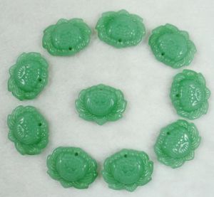 Kolye Kolyeleri Doğal Taş Turquoises DIY Mücevher Yapma Kolye Aksesuarları için Kuvars Kristal Lotus 10 PCS