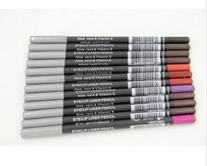 TRASPORTO LIBERO NUOVO Trucco Eyeliner Penna Matita Eye Liner Matita Labbra 12 Colori spedizione gratuita 24 pz/lotto LL