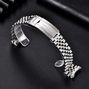 Bergani Design Stainless Steel Rubber Strip L High end Watch Chain mm Suitable