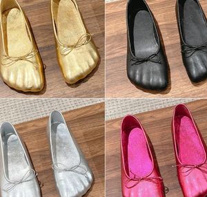 Luksusowe designerskie buty buty buty anatomiczne baletko baletowe buty baletowe mokasyny Bow Five Palce Kształt na palcach Wygodne zużycie zewnętrzne