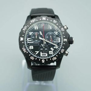 Мужские часы Bentley AAA Japan Quartz Endurance Pro Avenger Chronograph 44 мм Часы с черным циферблатом Красная резина 1884 Мужские часы Наручные часы из стекла Hardex Montre De Luxe