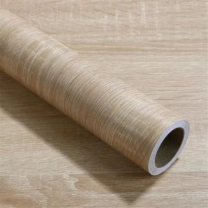 40cm Vinyl Waterproof Wood Grain 3D Stickers for Wardrobe Cupboard Table Closet Furniture PVC Self Adhesive Wallpaper Home Decor 240112