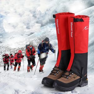 Yürüyüş legging gaiters su geçirmez boot ayakkabı bacak avlar avlanma kampı kayak seyahat bacak ısıtıcılar ayak kaplar kar gaiters 240112