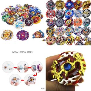 4d Beyblades Bey Blades 100 Wzory zabawki Toupie Beyblade bez wyciągnięcia i pudełka Arena Metal Fusion Fusion God Spinning Drop dostarczenie dhtu2