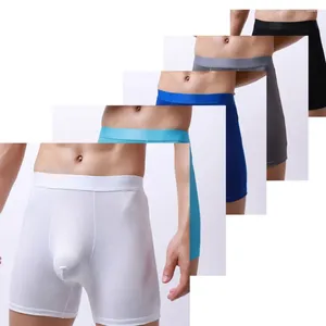 Unterhosen Herren Extended Flat Corner Pants Boxershorts Mesh-Unterwäsche Sports Rest Running Loose Boxershorts