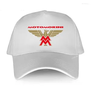 Bollmössor Bomull unisex justerbar baseball cap moto morini motorcykel cyklist klassisk retro race logotyp män sommar mode märke hatt