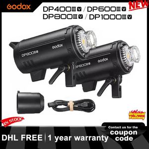 Adaptors Godox Dp400iiiv Dp600iiiv Dp800iiiv Dp1000iiiv Dpiiiv Profrssional Studio Flash Photography Lighting Builtin 2.4g Wireless X