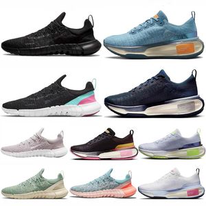 Novos Homens Mulheres Free Run 5.0 ZoomX Invincible Run Fly 3 Knit Designer Moving Company Valerian Blue Grey Fog Valerian Blue Outdoor Sports Sneakers