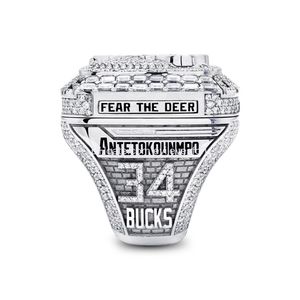 Кольца кластера оптом 2021 Championship Ring Bucks Модные подарки от фанатов и друзей Запчасти для кожаных сумок Аксессуары Drop Deli Dhv1M Otok8