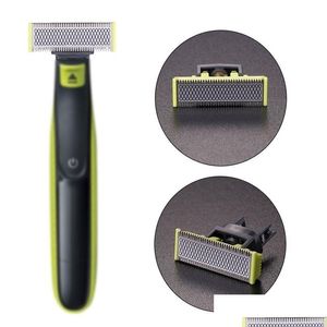 Razors & Blades Men Manual Head Replacement Blade Beard Trimmer Blades For Oneblade Razor Spare Accessories 220726 Drop Delivery Healt Dhzqw