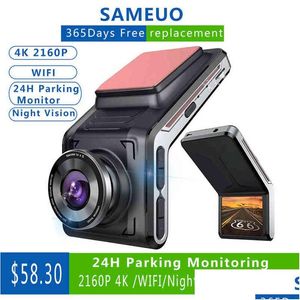 Car Dvr U K With Cam Dash Front And Rear Dashcam P Video Recorder Camera View H Parking Monitoring J220601 Drop Delivery Mobiles Mot Dh9Bn