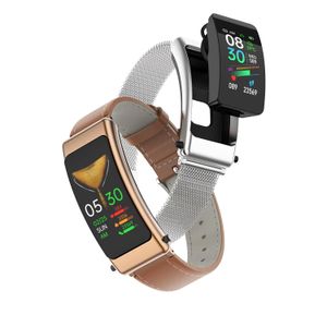 Orologi Nuovo 2023 Talkband Bluetooth Smart Bracciale Braccialetti sportivi indossabili Touch Screen Chiamata Fascia per auricolari Spedizione gratuita Consiglia