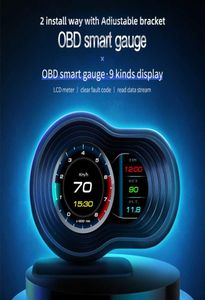 OBD2 GPS otomobil akıllı kafa yukarı görüntü dijital ekran otomatik gösterge hız göstergesi su yağı sıcaklık alarmı aşırı hız uyarısı 4714868