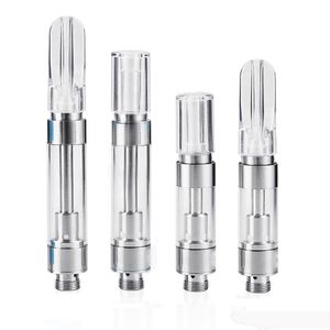 Press Tip M6T Atomizer G5 Vaporizer Pen Ceramic Coil Cartridge Thick Oil 0.5ML 1.0ML Empty Atomizer fit 510 Thread Preheat Battery