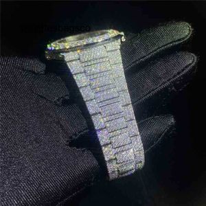 Luxury Designer Top Light Jewelry Women Brand Full Diamond Watch Custom Alloy Band Square B6se
