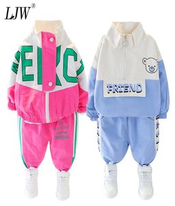 Baby suit Spring Autumn Kids girls clothing sets Rabbit ears Tops girls hoodies tracksuits suits cotton sweatshirtstrousers F12103321490