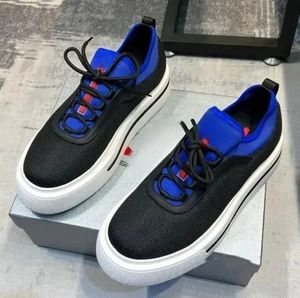 New Luxury Men wide sneakers Coach Sports Shoes Designer platform runner soles Casual Shoes Men's Black White Leather Classic Triangle Sports Shoes