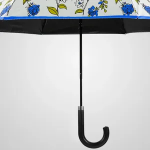 Paraplyer paraplyhuvudtillbehör reparera vikningsdelar handtag vila 2 st (18-19 mm frostat halvkläder)