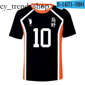 Tasarımcı Haikyuu Tshirt Voleybol Erkek Tshirts m Tekdüzen Eğitim Giysileri Erkek Kadın Tişört Yetişkinler Yaz Günlük Spor Kısa Kollu Yüksek Kaliteli Taş Ess CP 21