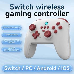 Controladores de jogo Joysticks Switch Pro Gamepad Bluetooth compatível para Nintendo Switch / Lite / OLED PC Wireless Game Controller Turbo Function Joystick