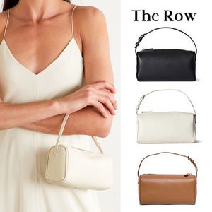 Lady The Row 90s Lolita Armpit Mens Luxury Designer Bags Womens Clutch Moda Branco Cruz Corpo Sacos de Ombro Pochette Genuíno Couro Vaidade Bolsas A Bolsa de Mão Tote