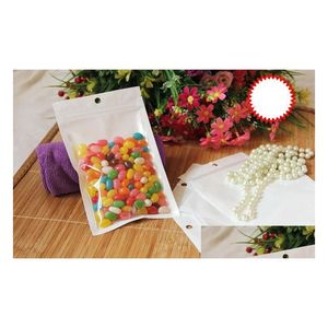 Other Cell Phone Accessories Clear White Pearl Plastic Poly Bags Opp Packing Zipper Lock Package Pvc Retail Boxes Hand Hole For Usb Dh0Ft